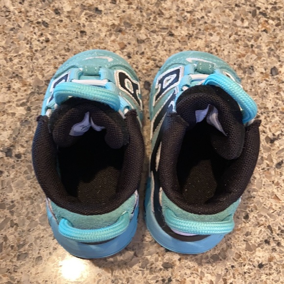 Size 4C Nike Air More Uptempo Light Aqua (TD) - Picture 7 of 11